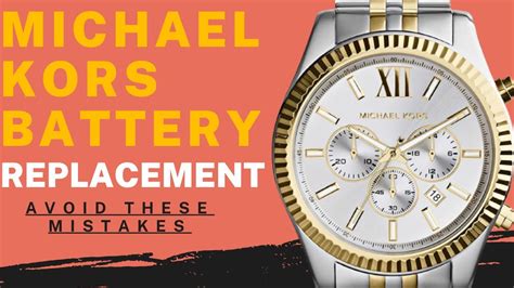 i cannot open my michael kors watch why is it|michael kors smartwatch battery replacement.